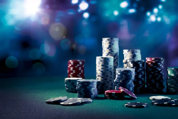 Multi-camera live dealer studio with baccarat table and professional croupier